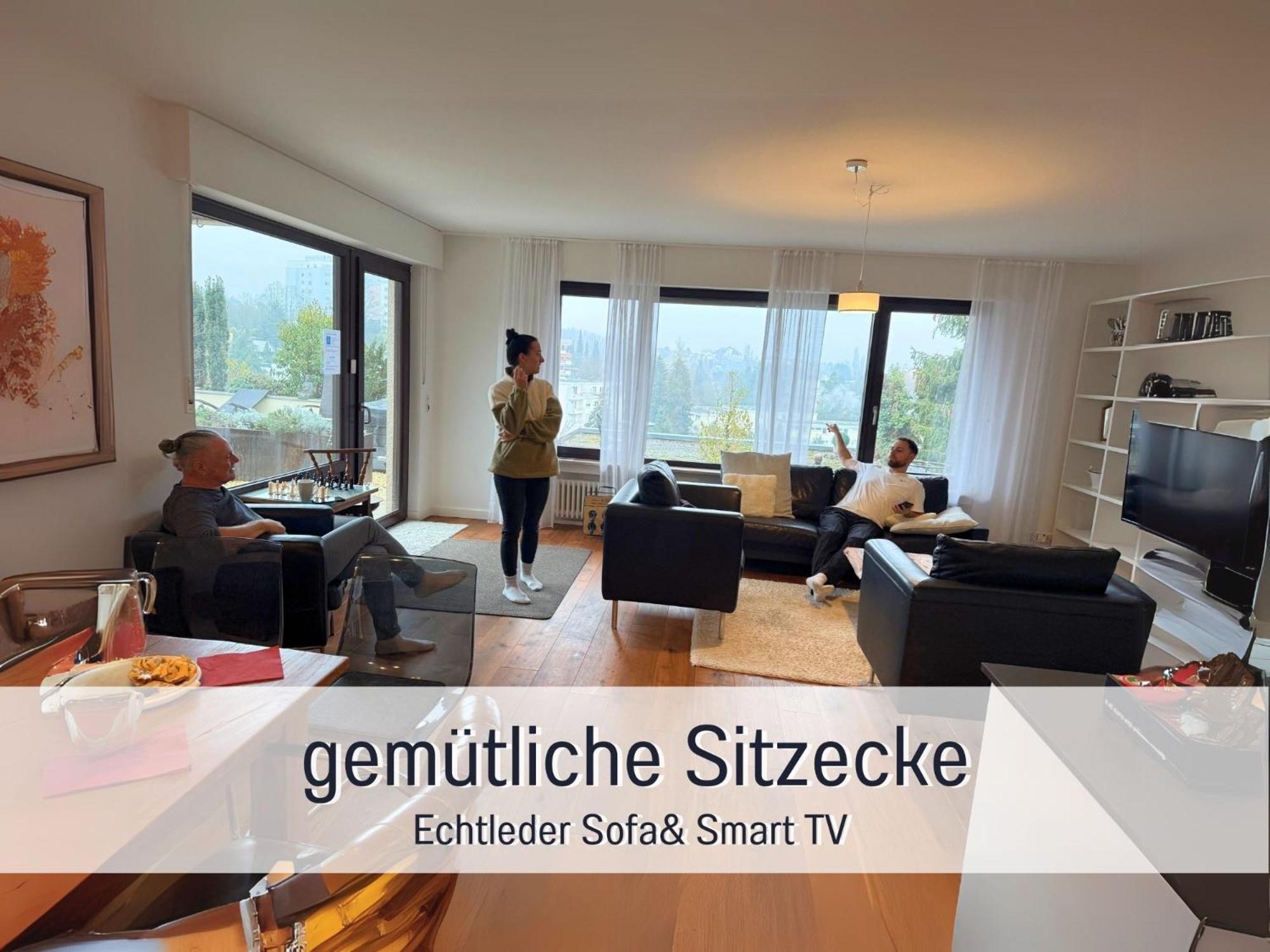 Sonnenterrasse - 3 Schlafzimmer, Whirlpool & Alpenblick - Perfekt Fuer Romantik Oder Familienurlaub Mit Kind , Hund Willkommen By Ferienwohnenamsee - Uberlingen Exterior photo