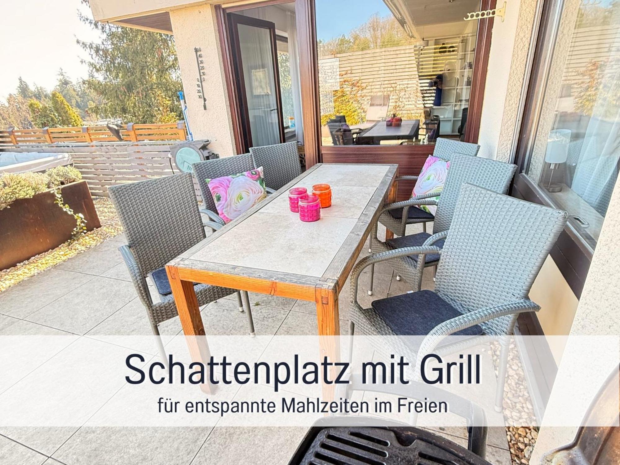 Sonnenterrasse - 3 Schlafzimmer, Whirlpool & Alpenblick - Perfekt Fuer Romantik Oder Familienurlaub Mit Kind , Hund Willkommen By Ferienwohnenamsee - Uberlingen Exterior photo