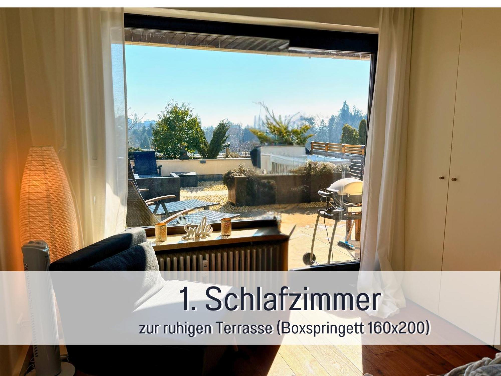 Sonnenterrasse - 3 Schlafzimmer, Whirlpool & Alpenblick - Perfekt Fuer Romantik Oder Familienurlaub Mit Kind , Hund Willkommen By Ferienwohnenamsee - Uberlingen Exterior photo